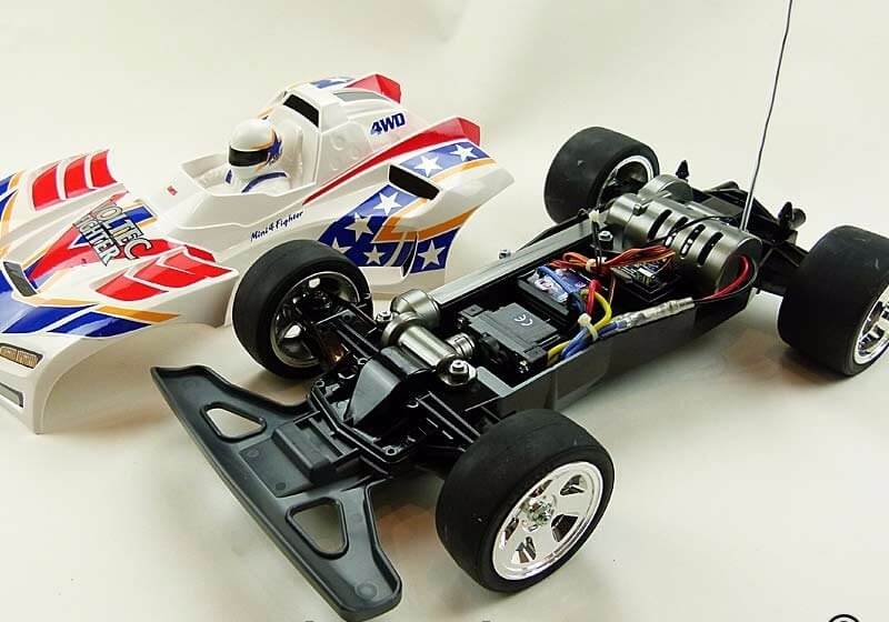 TAMIYA ボルテックファイターVOLTEC FIGHTER 1/10 RC AUTOMODELO TAMIYA 1/10 VOLTEC FIGHTER 4WD KIT PARA MONTAR ITEM DE